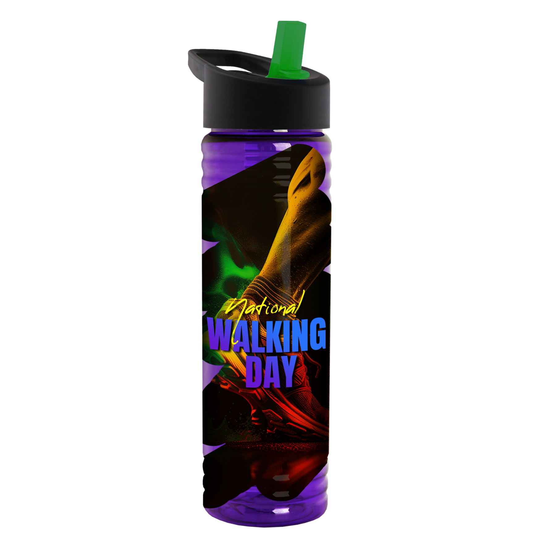 Garyline® Slim Fit Bottle with Flip-Straw Lid - 24 oz. 416