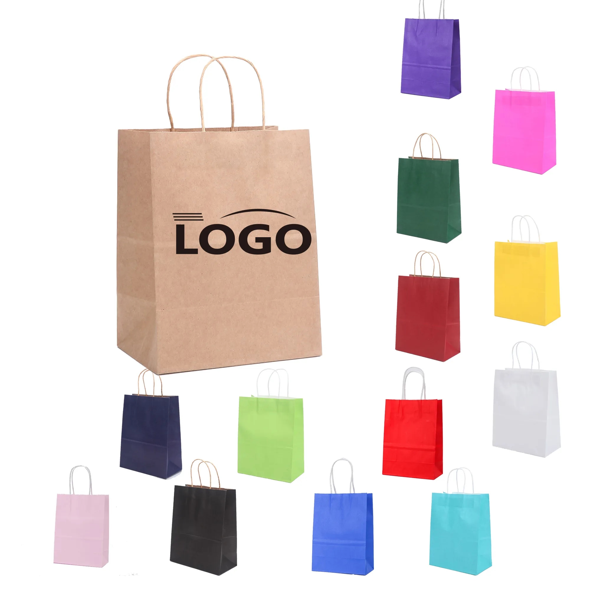 Stylish Eco-Friendly Kraft Paper Bags Durable Blosas Pinata 6