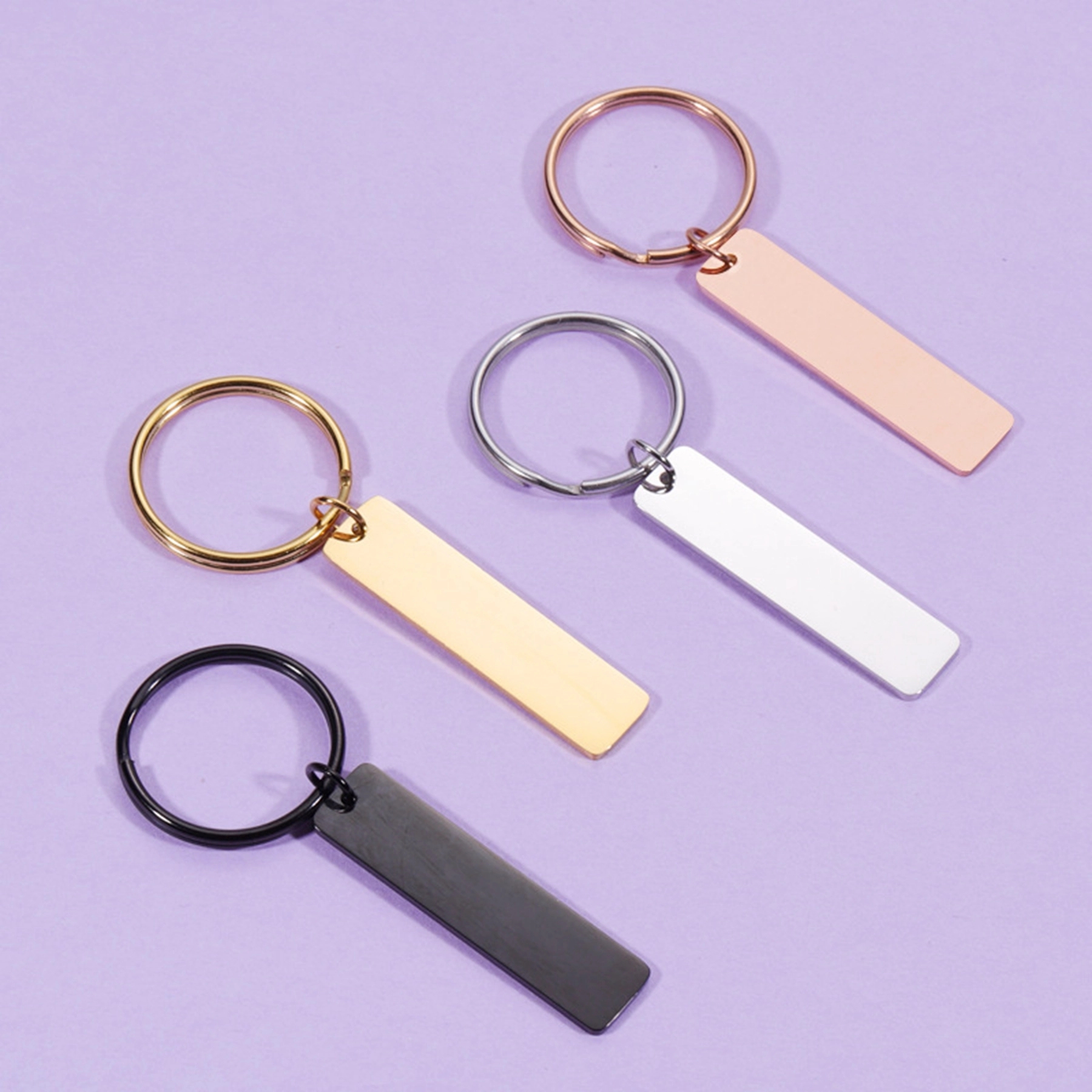 Blank Stainless Steel Key Chain 2