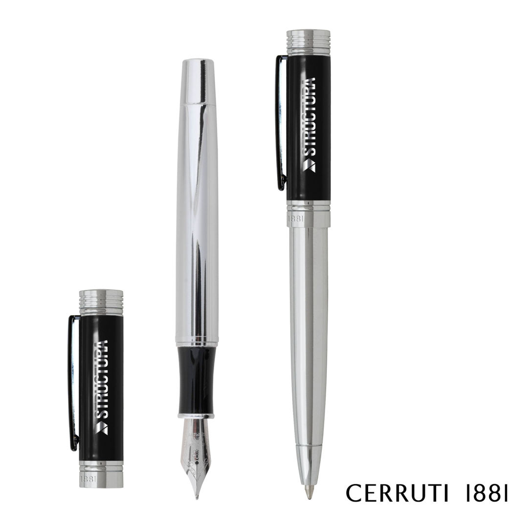 Cerruti 1881® Zoom Classic Ballpoint Pen & Fountain Pen Set 5