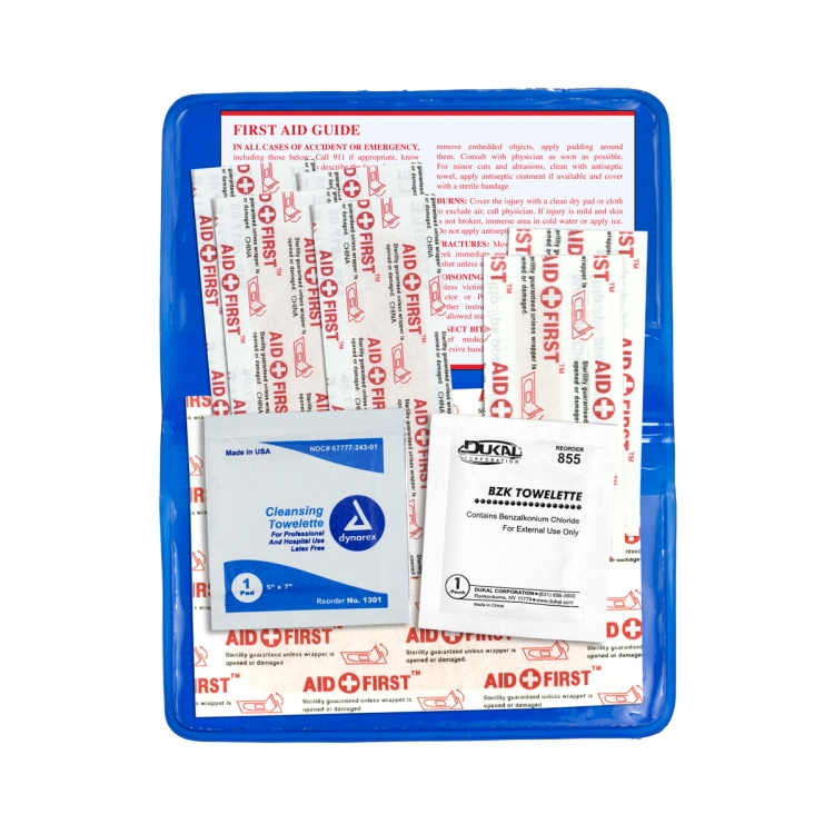 "Heal-on-the-Go L" 10 Piece Economy Healthy Living Pack in Colorful Vinyl Pouch 37