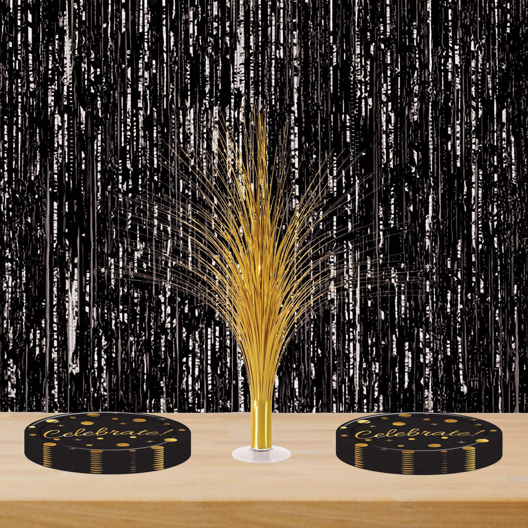 Metallic Spray Centerpiece 2