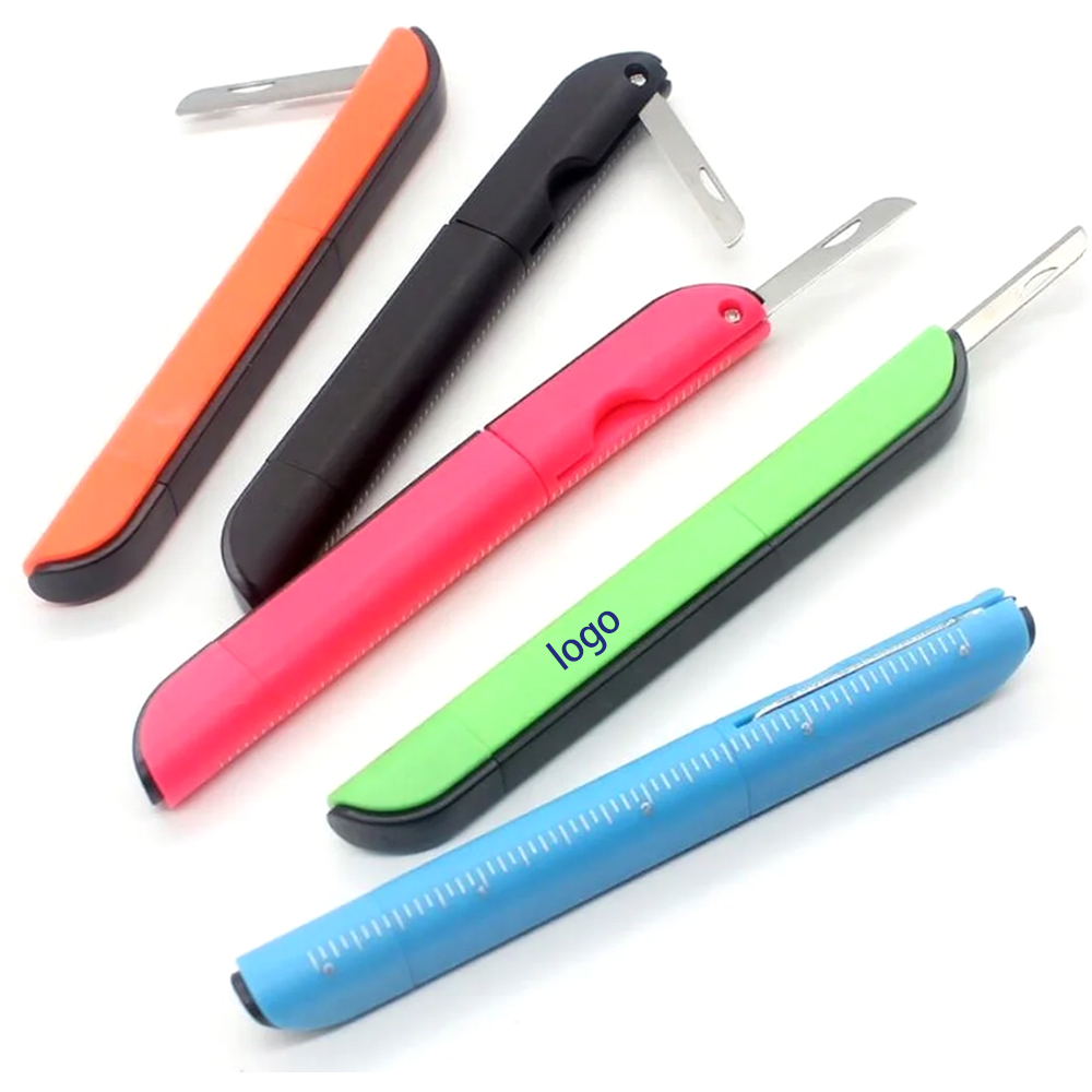 Custom Logo Multi Function Ballpoint Pen with Ruler 1