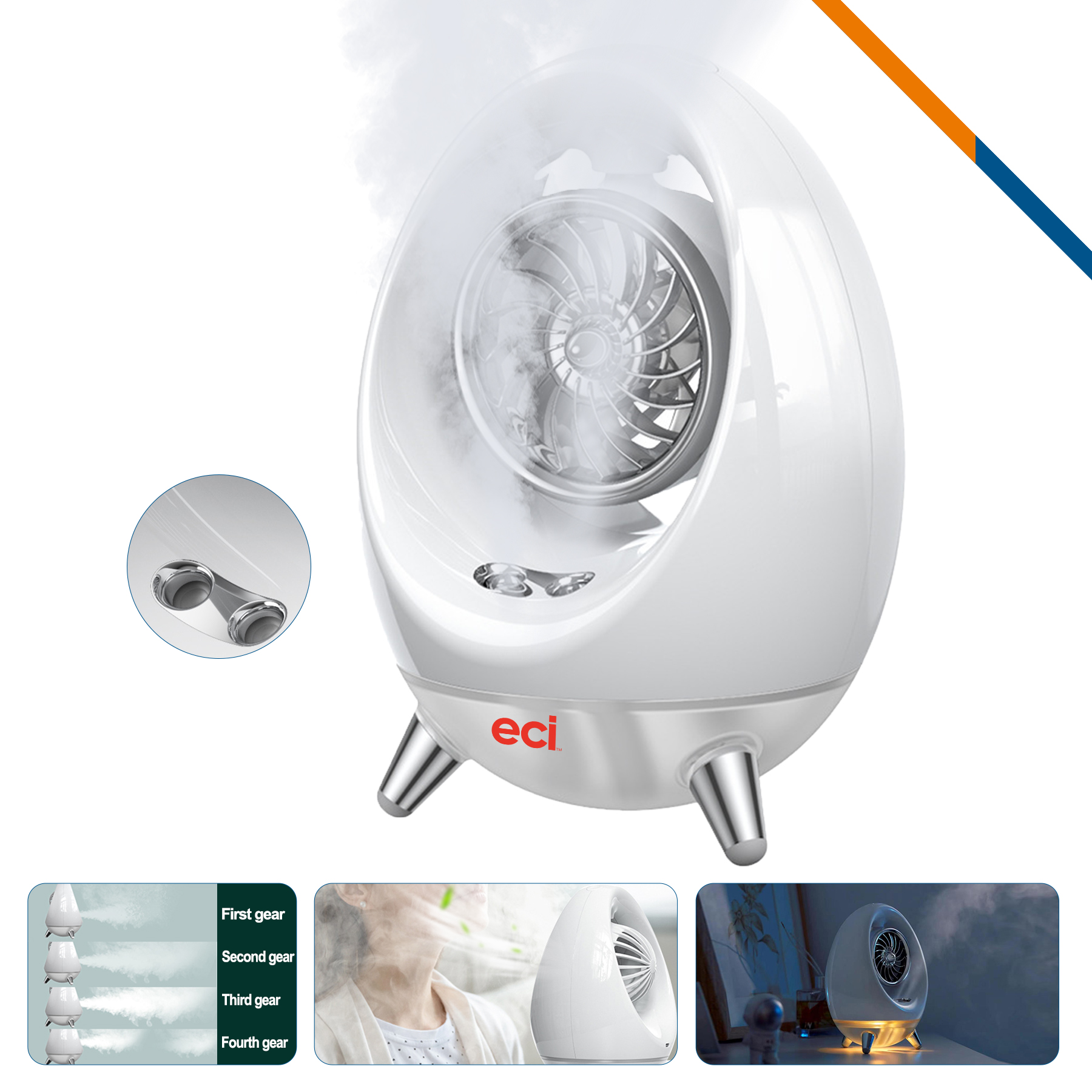Ploty 3in1 Desktop Fan 1