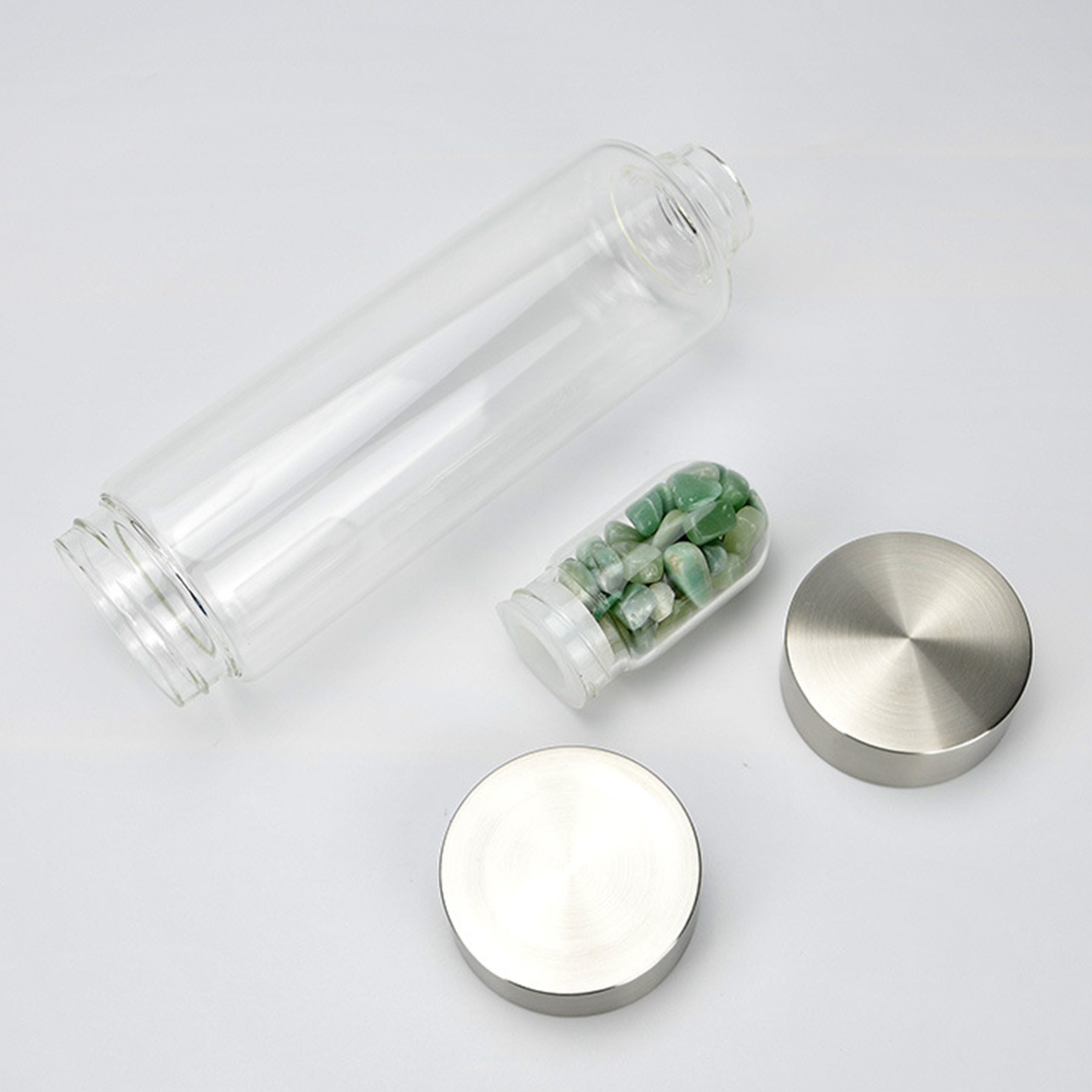 Crystal Energy Glass Bottle 9