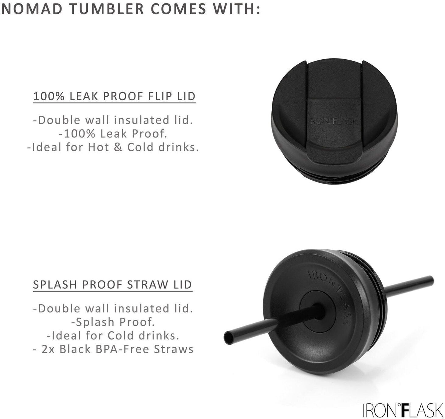 IRON FLASK NOMAD TUMBLER 20 OZ 11