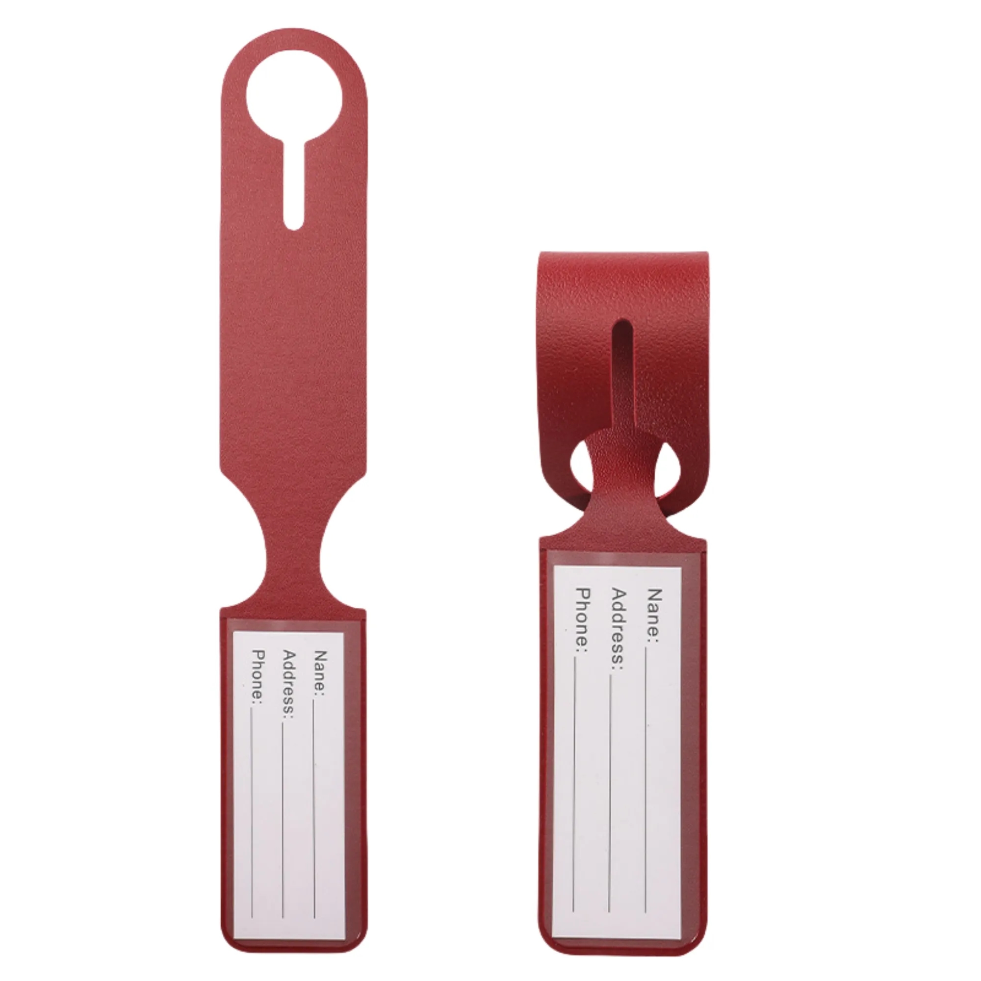 PU Anti Loss Luggage Tag 6