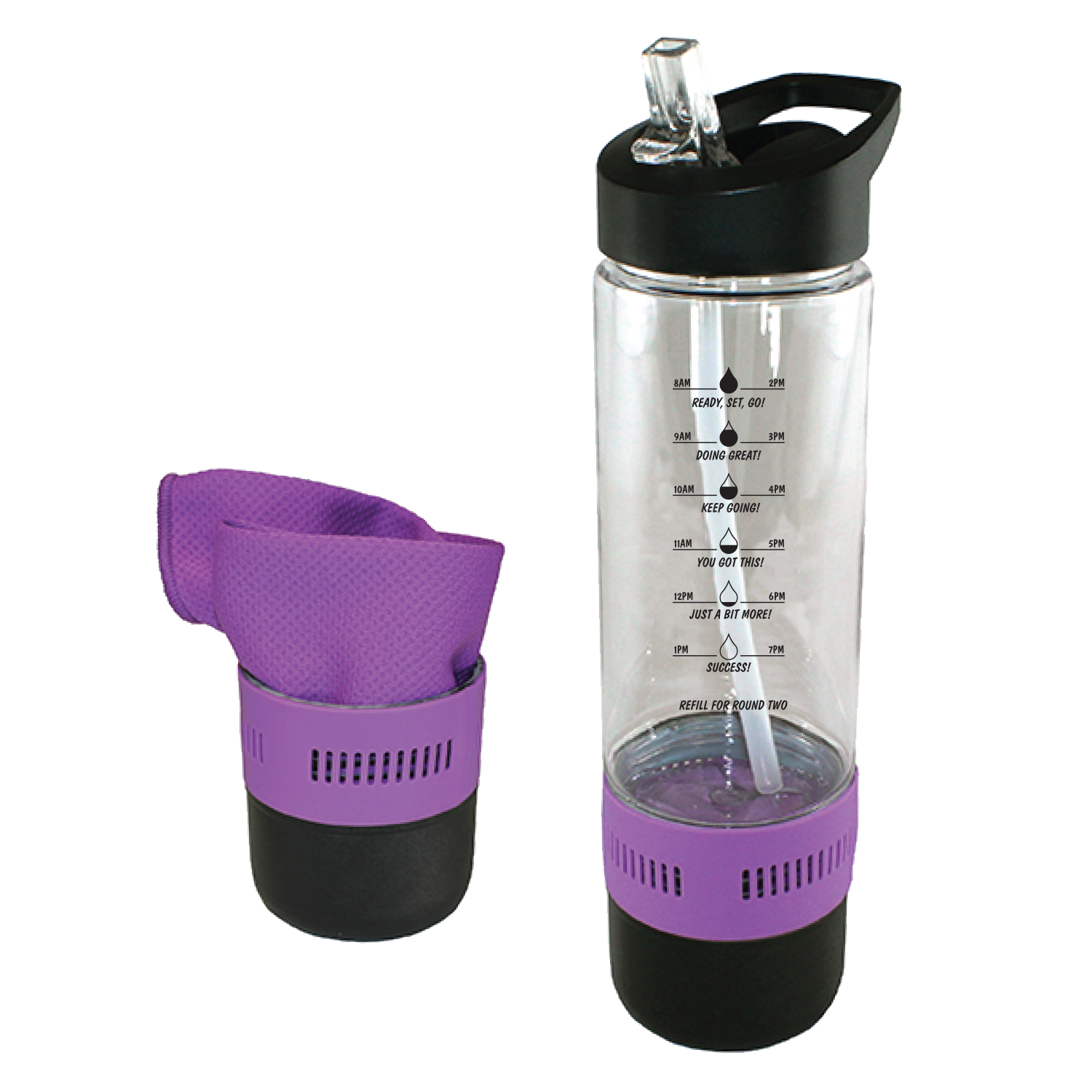 17 oz. Co-Poly Bottle with Cooling Towel 4