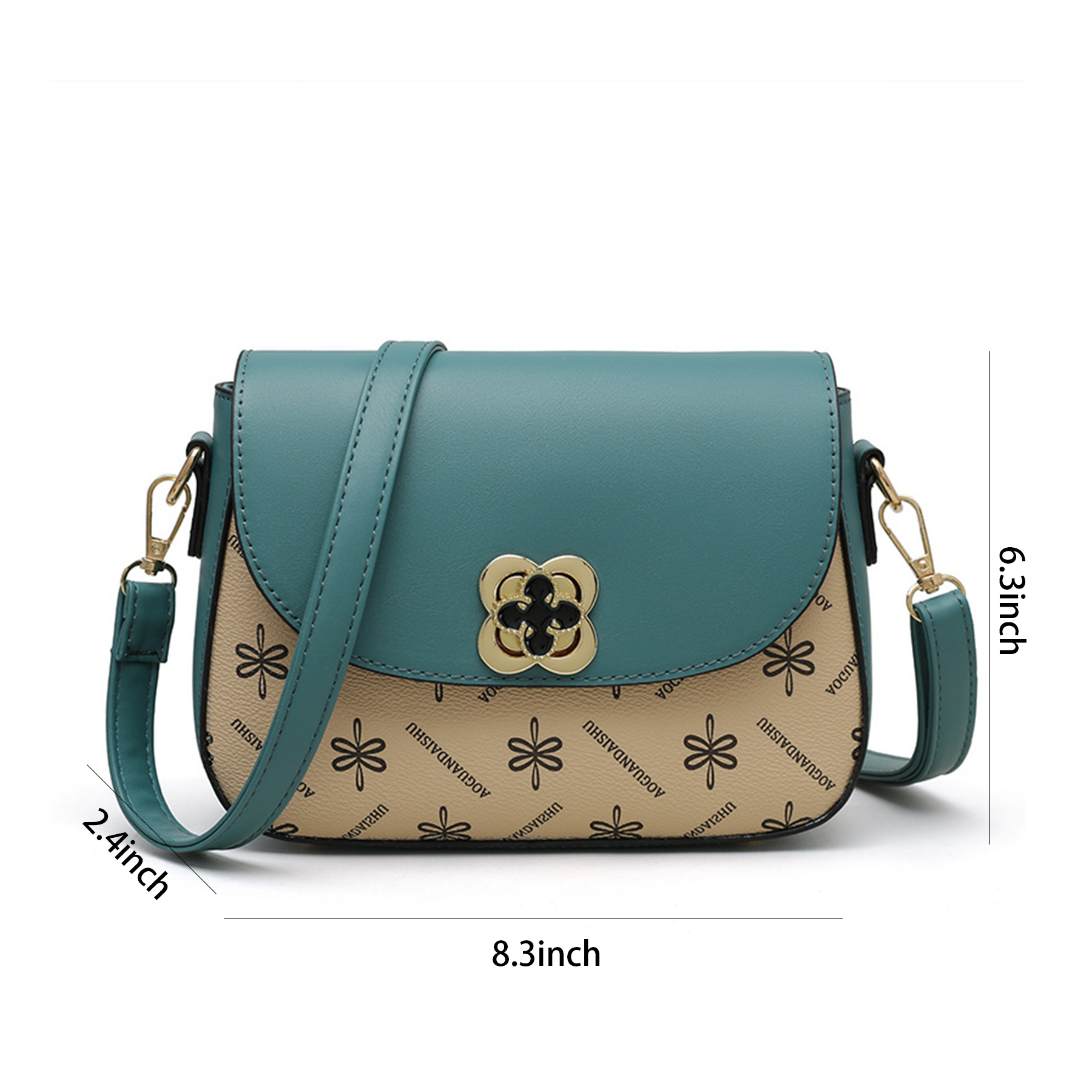 Pu Leather mini waterproof printed mobile Cross-body Bag 10