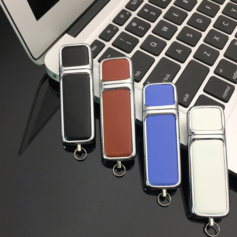 Waterproof USB Flash Drive with Leather Cover 2