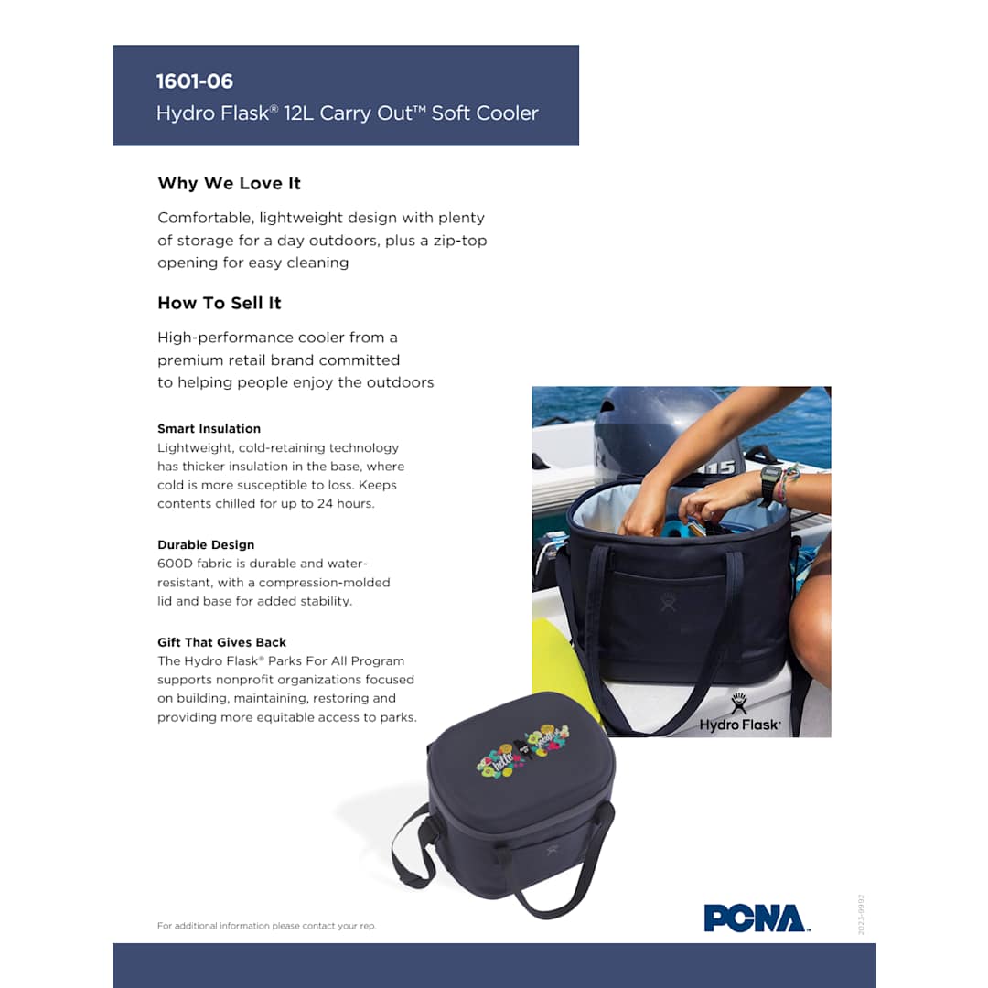 Hydro Flask® 12L Carry Out™ Soft Cooler 90