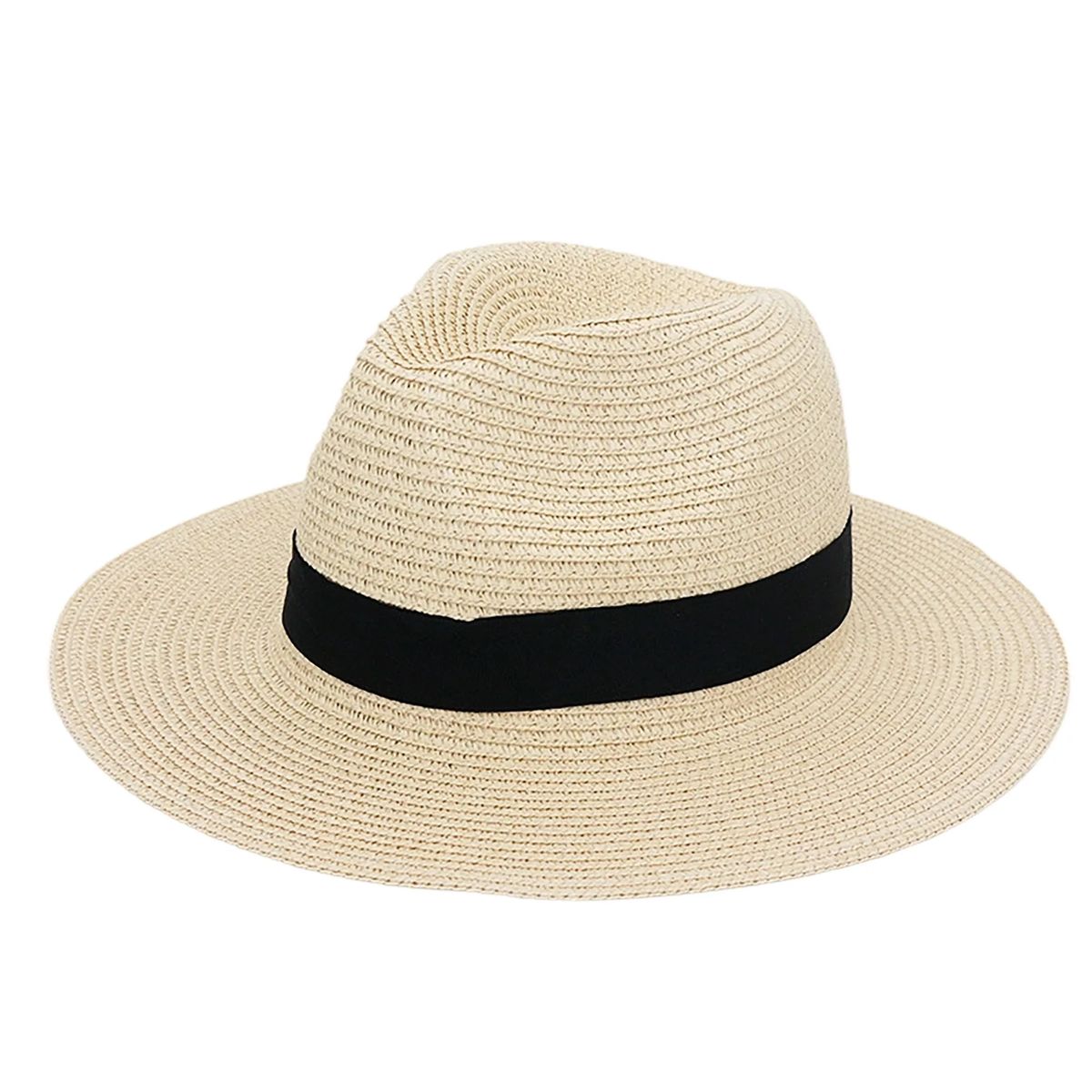 Stylish Woven Straw Hat with Wide Brim for Outdoor Use 18