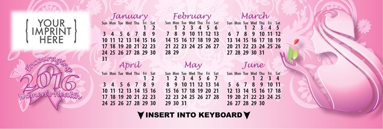 CALENDAR - Women's Health Keyboard Calendar 1