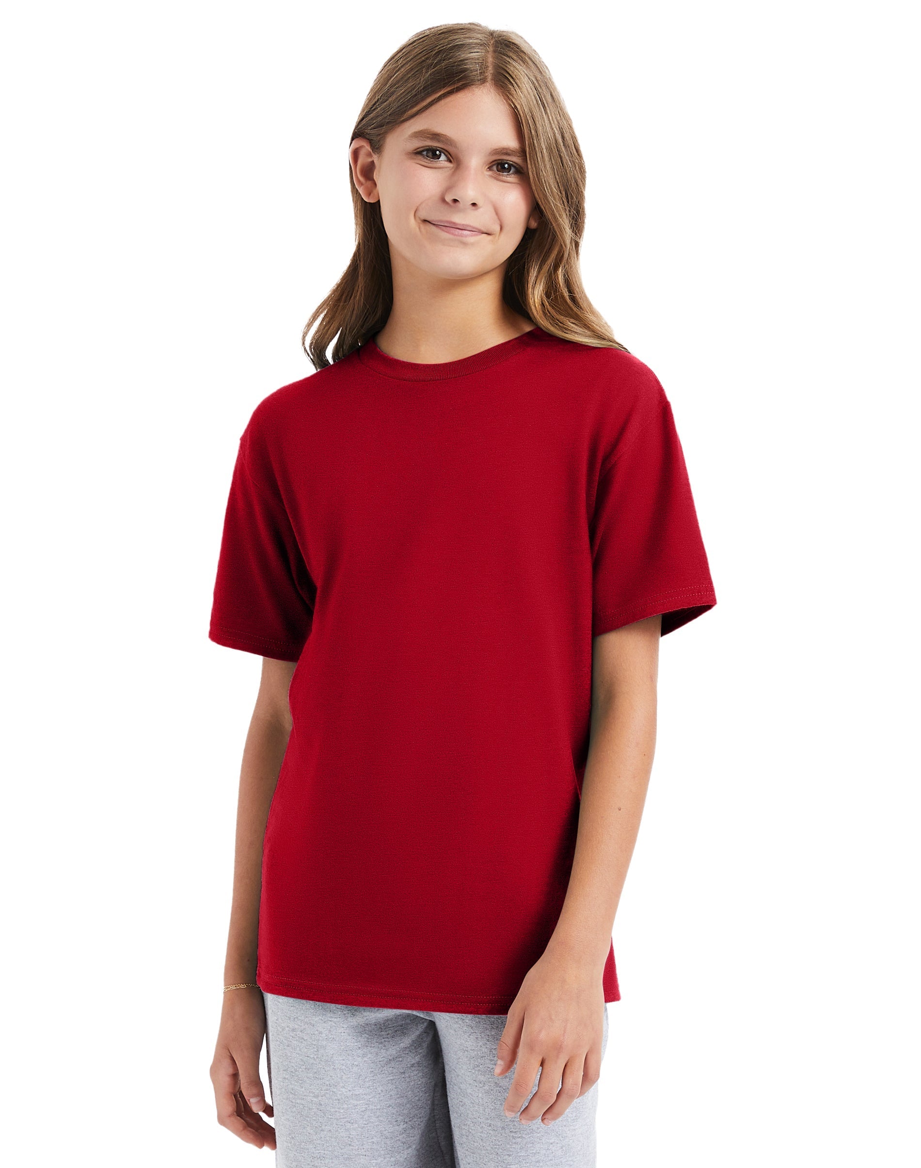 Hanes Perfect-T Youth Short Sleeve T-shirt 4