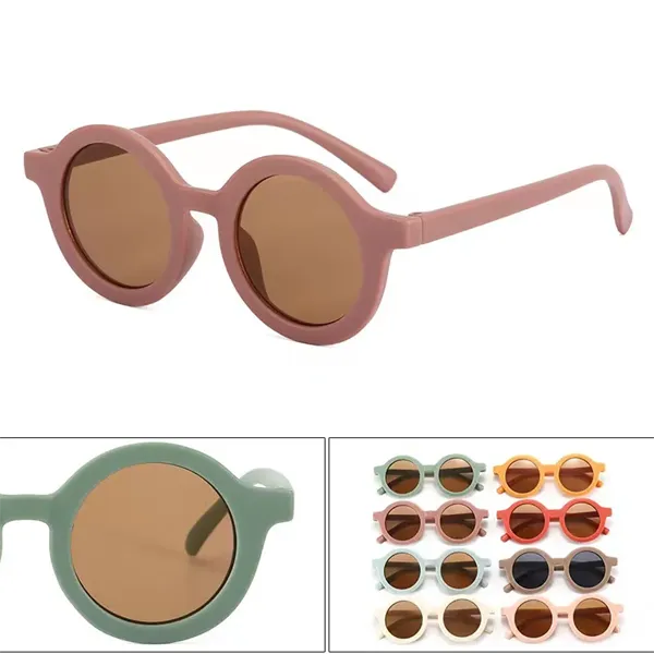 Cute Round Polarized Sunglasses for Kids