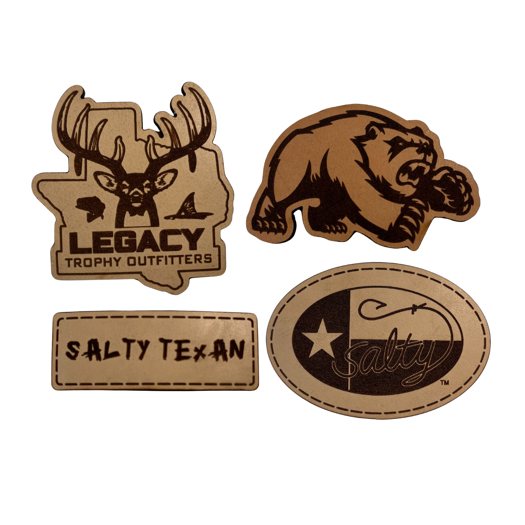 Leather Badge with Laser Engraving