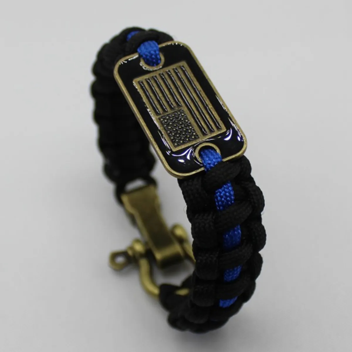 Umbrella Shape Adjustable Size Flag Survival Bracelet 10