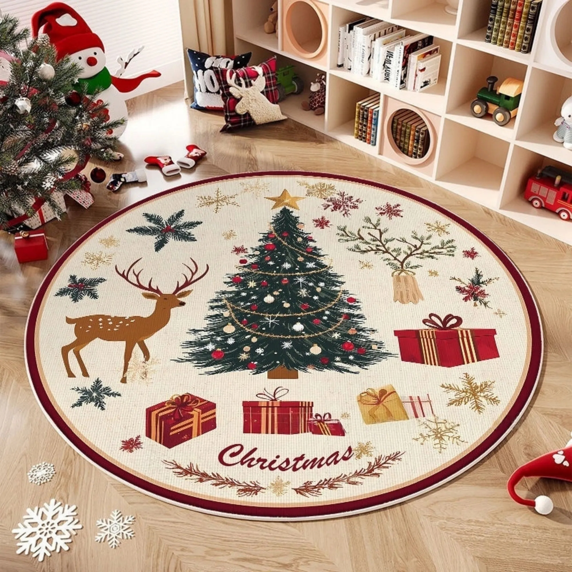 Christmas Floor Mat Holiday rug 4