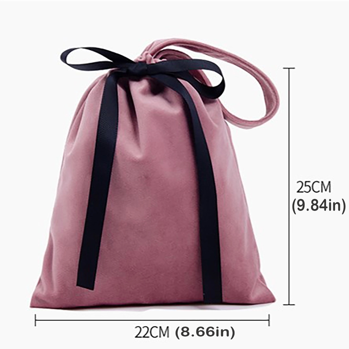 Soft Velvet Bags With Drawstring 3