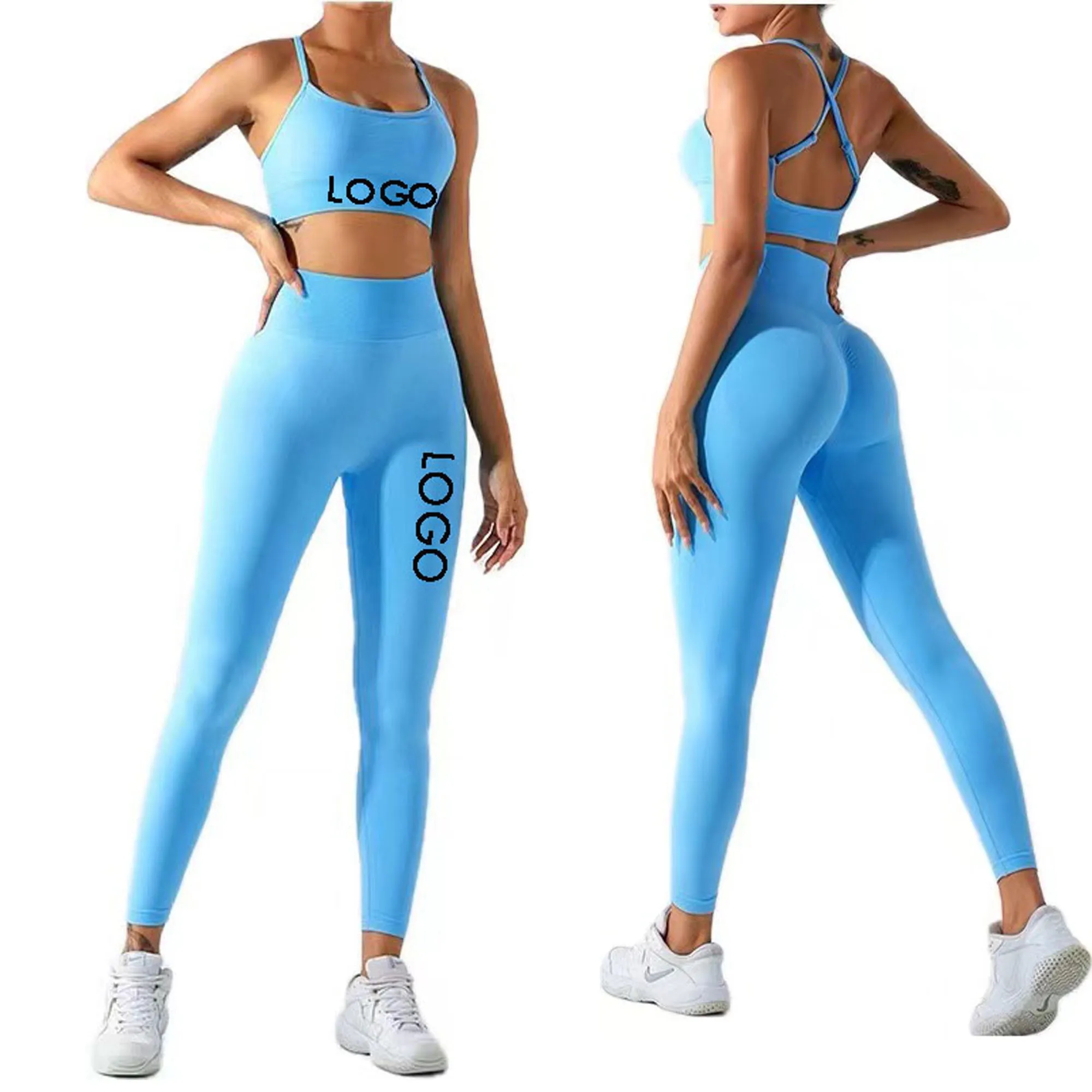 Fitness Yoga Pants Set 8