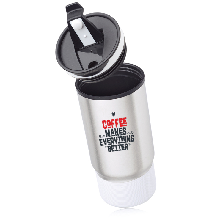 17oz. Ribbed Travel Mug 3