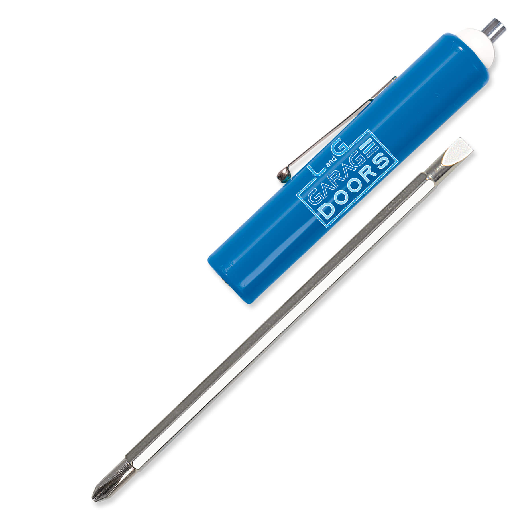 Jumbo Pocket Screwdriver Reversible Flat Blade + Magnet 13
