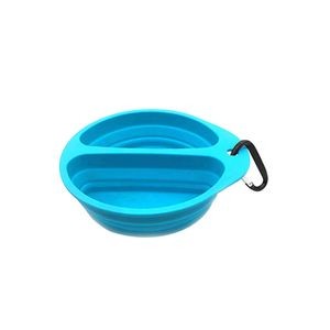 Foldable Stretchable Dual Pet Bowl 24