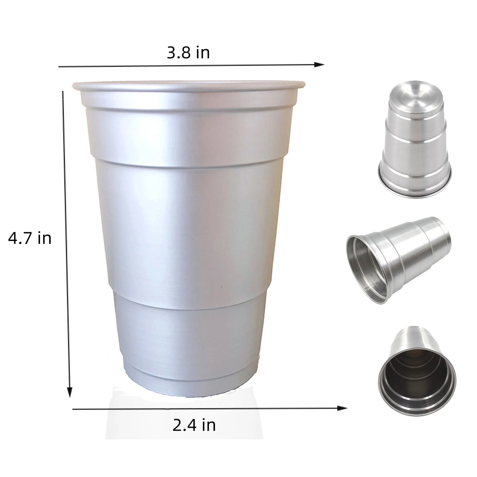 17 Oz Recyclable Party Aluminum Cup 4