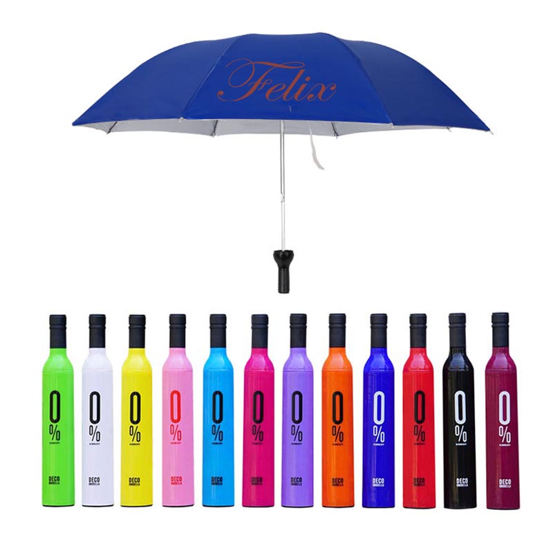 Folding Umbrella /w Wine bottle Case 3
