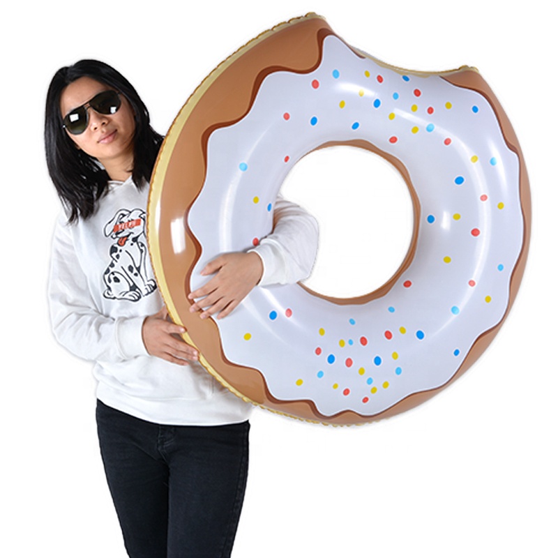 Donut Inflatable Swim Ring Pool Float 4