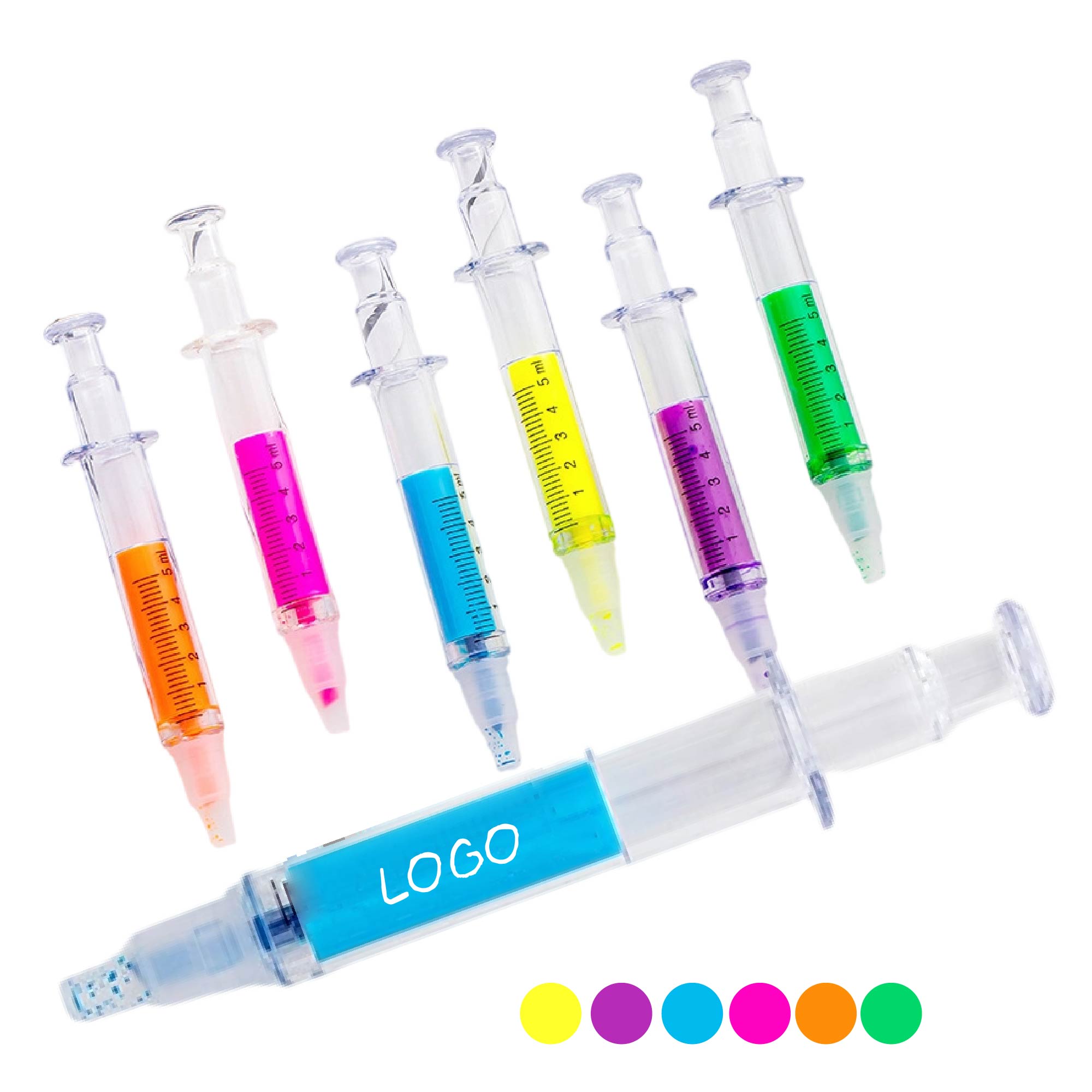 Syringe Highlighter Pens 1