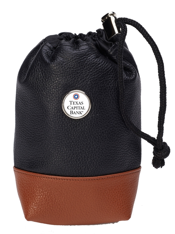 Mesa Leather Drawstring Valuables Pouch 1