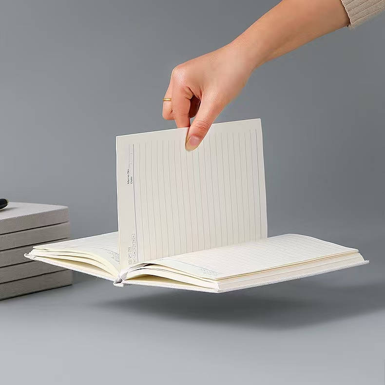 Linen-Cotton Blend Cover Notebook 1