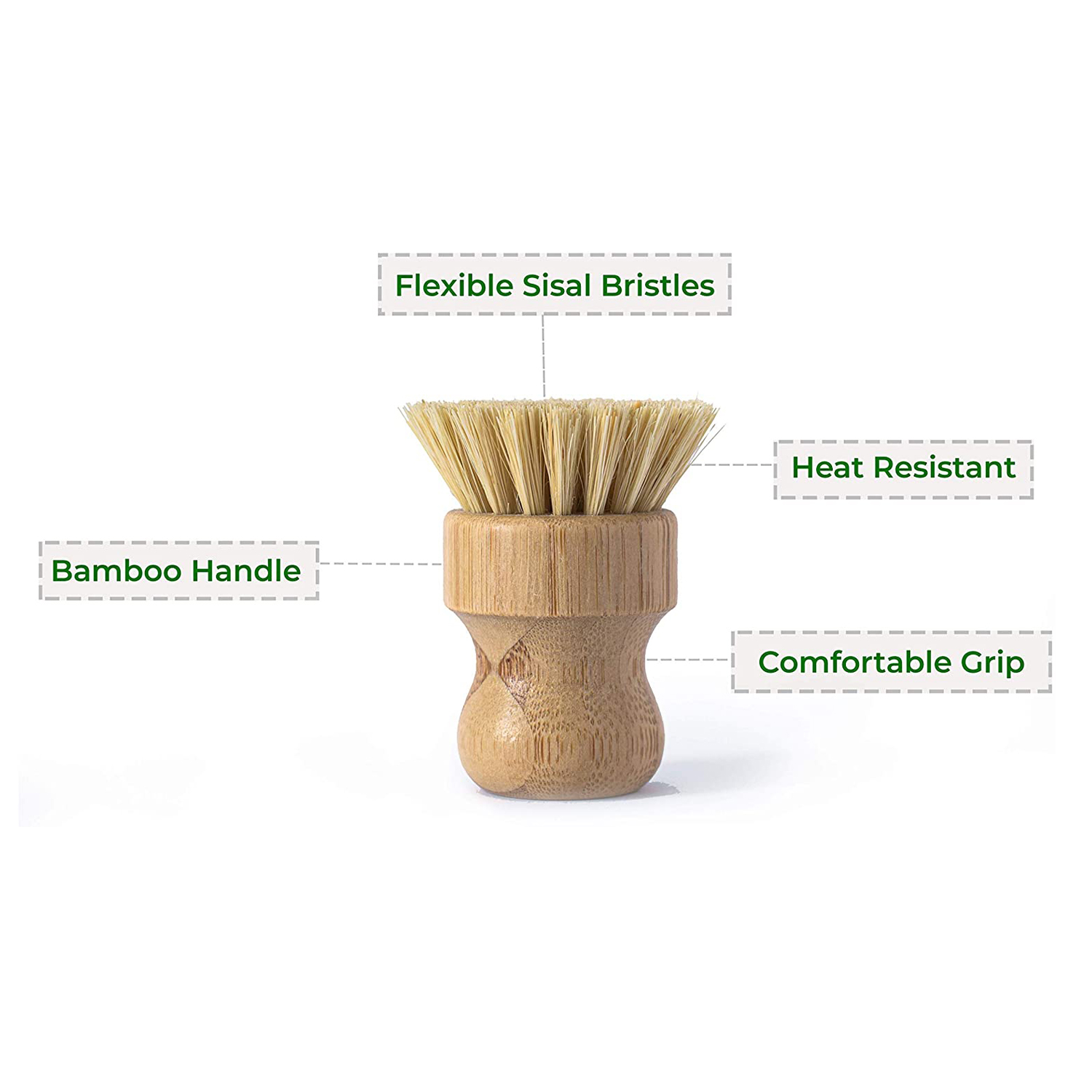Bamboo Dishwashing Brush 4