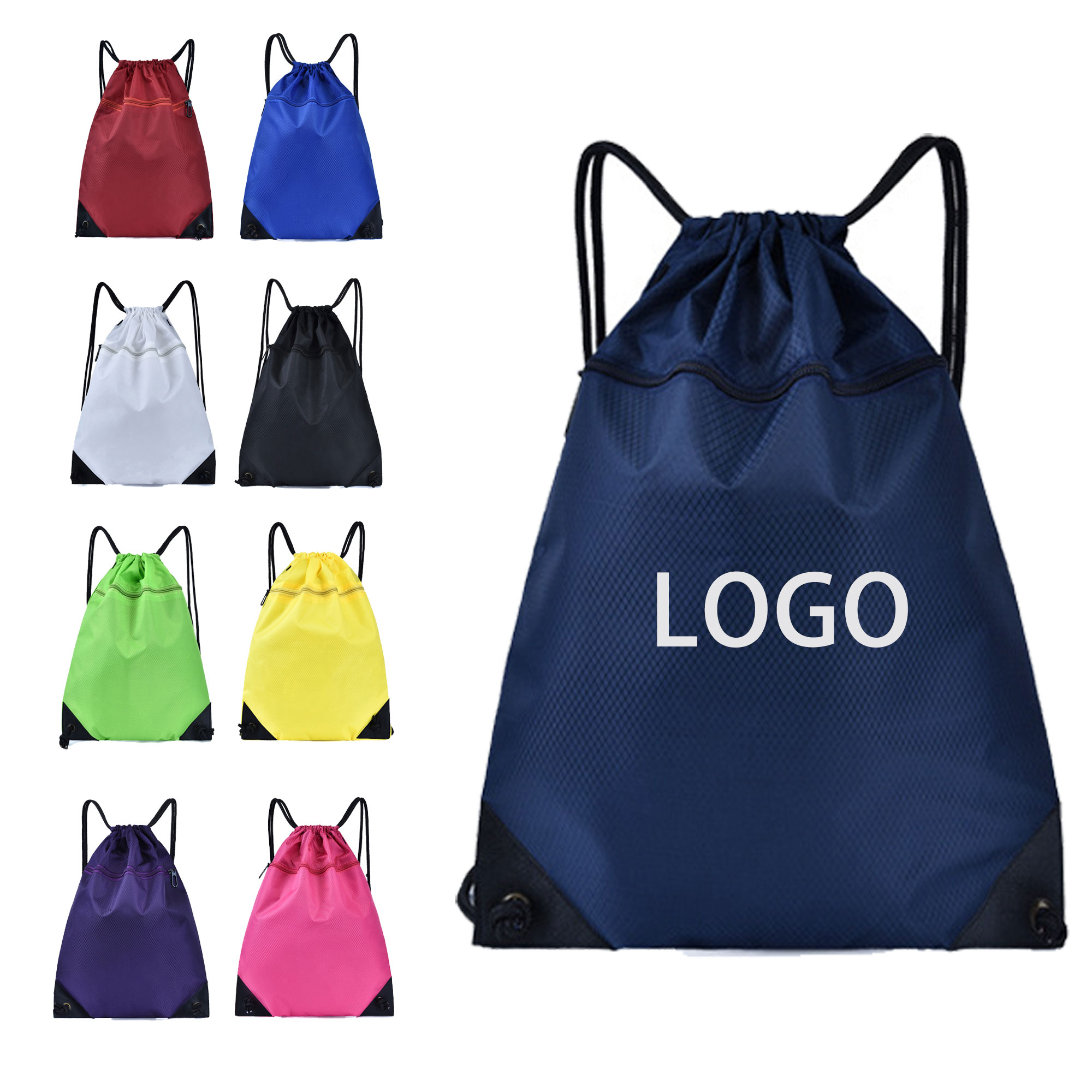 Oxford Cloth Drawstring Backpack 6