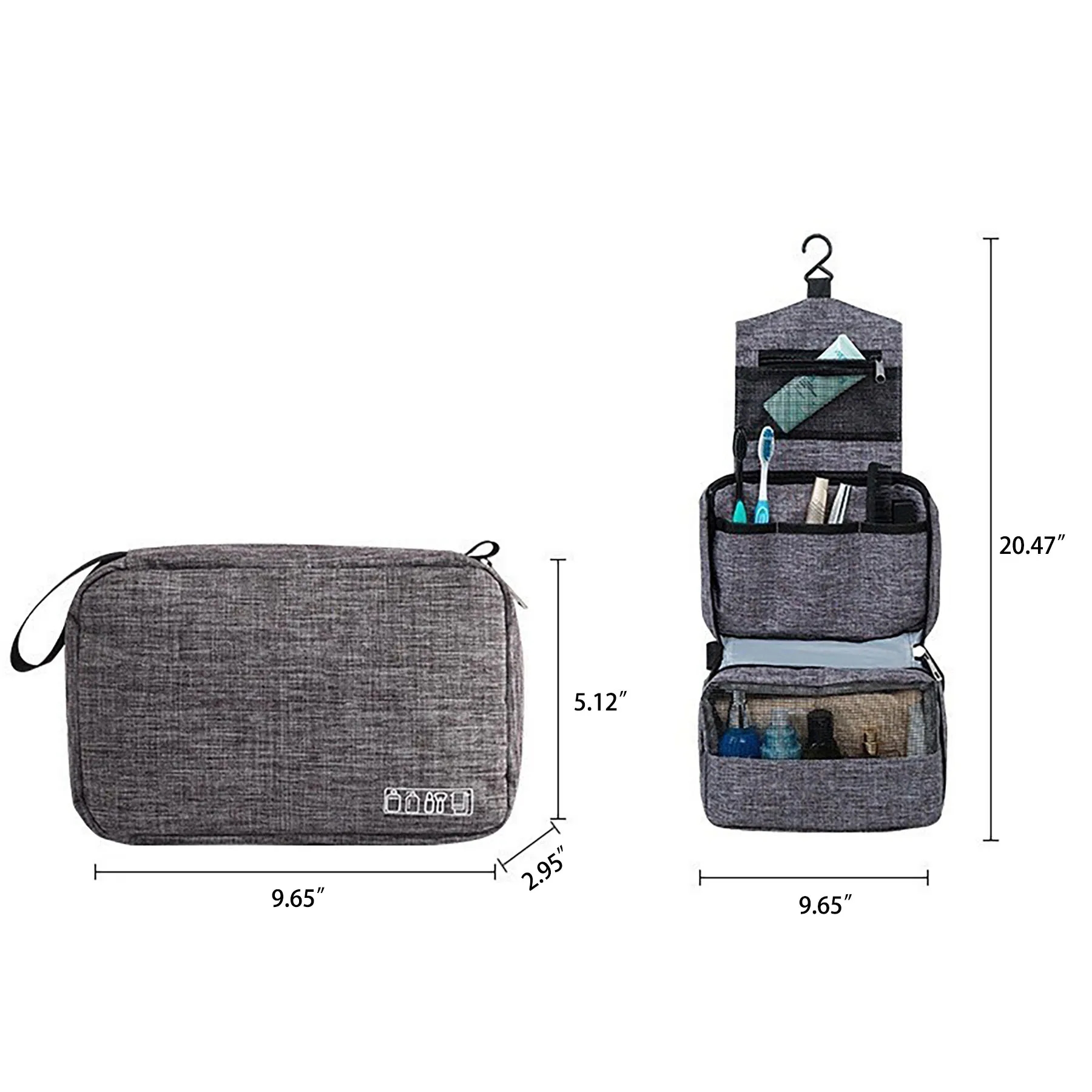 Large Capacity Hanging Toiletry Bag 4