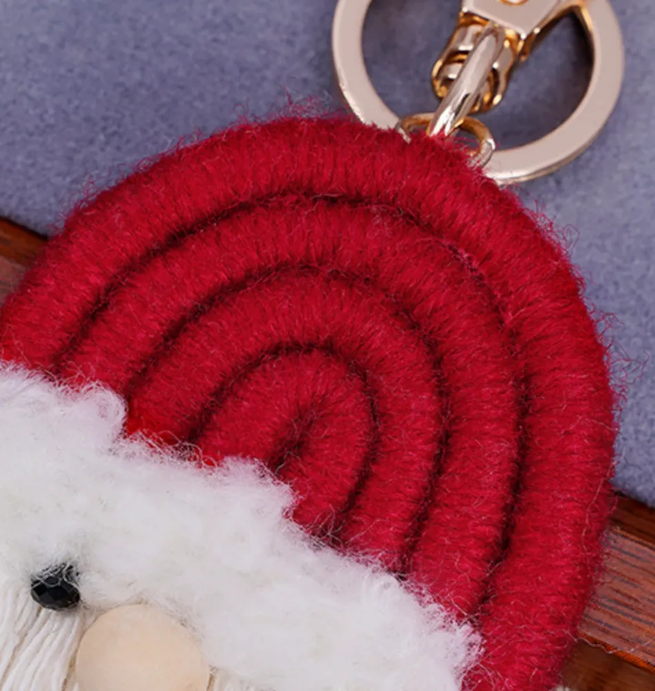 Santa tassel keychain 4