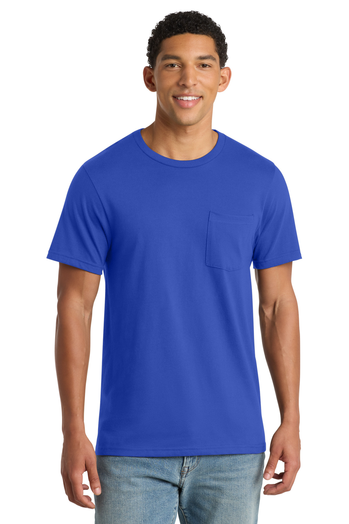Port & Co Bouncer Pocket Tee PC600P 14