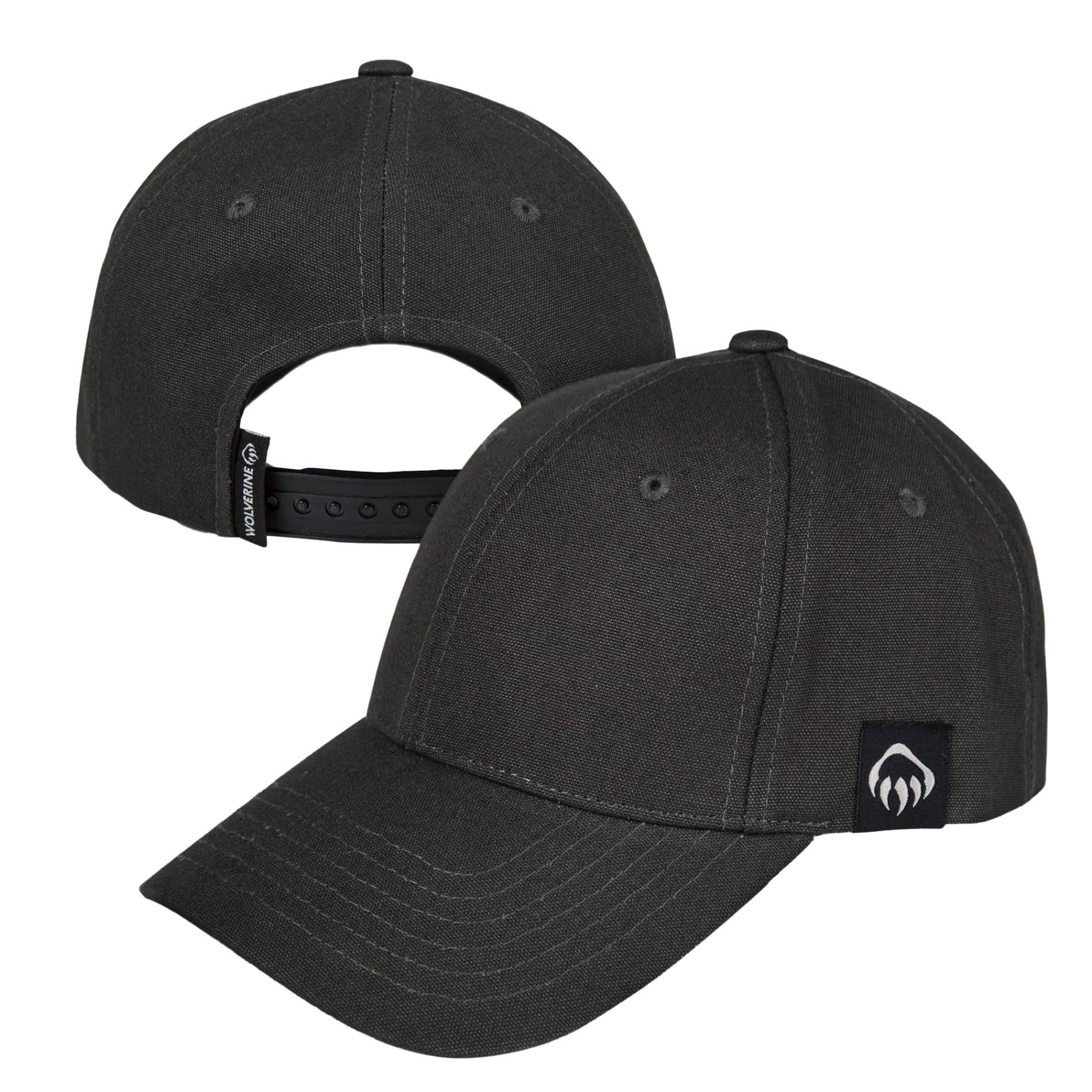 Wolverine Grey Claw Label 6 Panel Cap 70