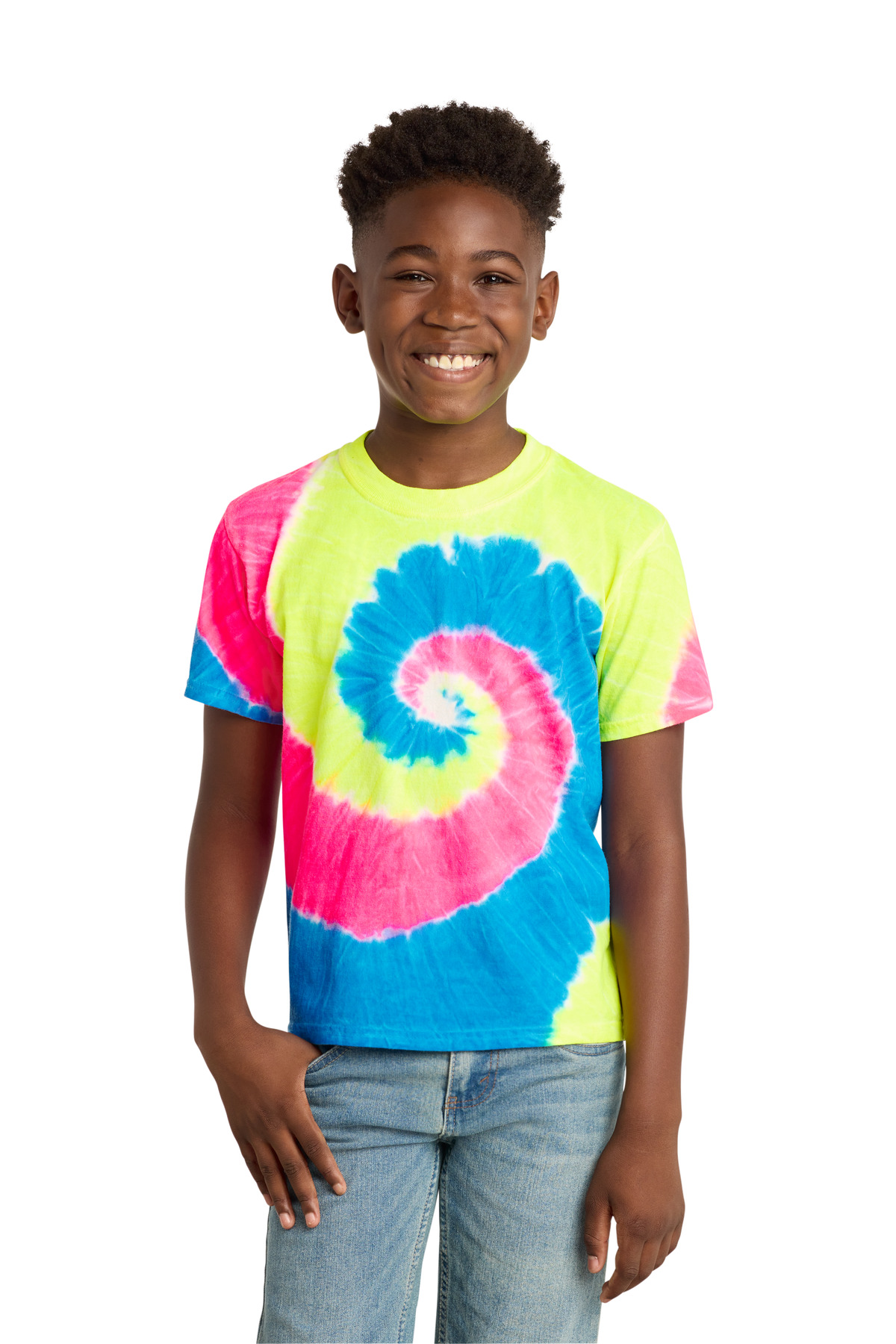 Port & Co Youth Tie-Dye Tee. PC147Y 80
