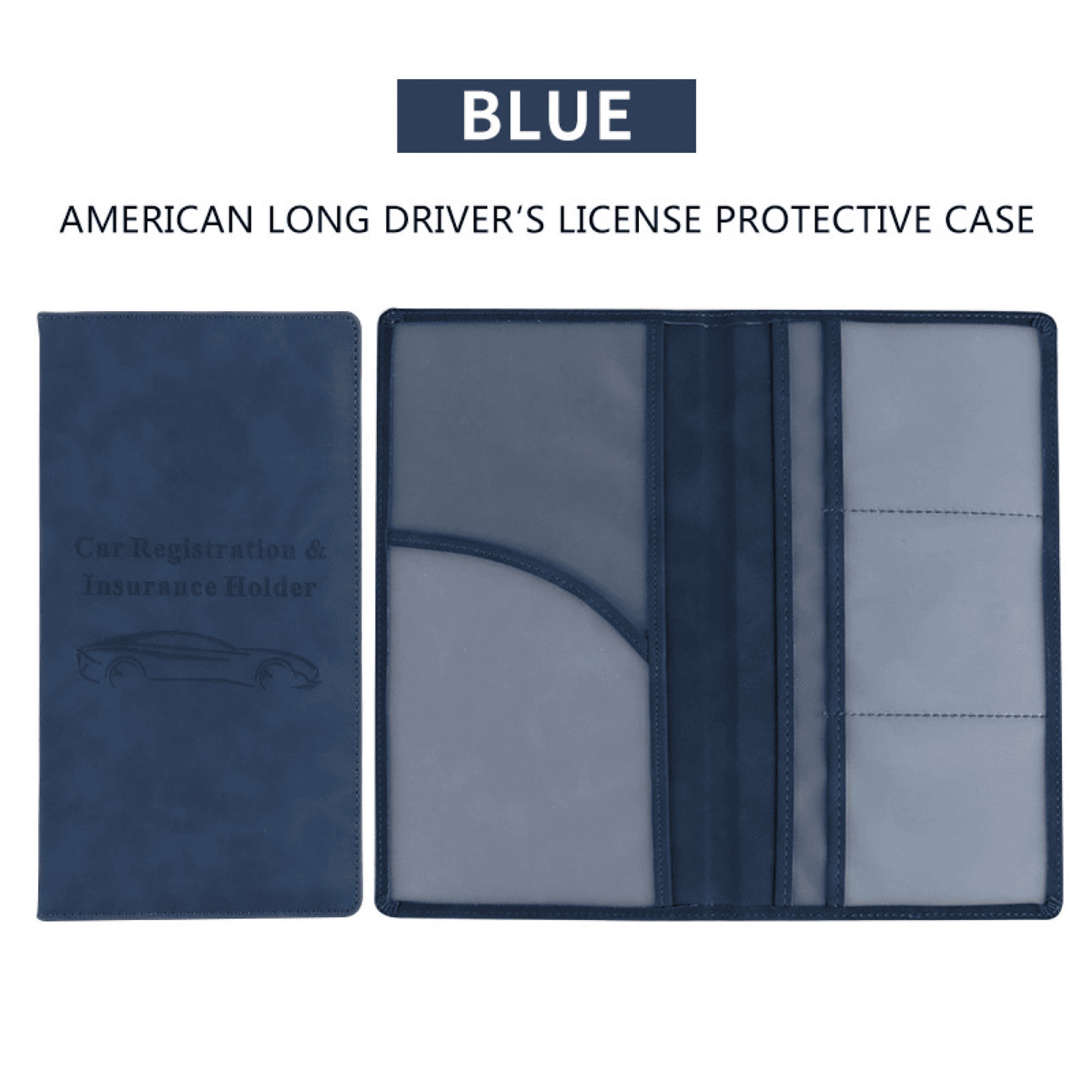 Multi-Function Magnetic Closure Driver's License Holder 6