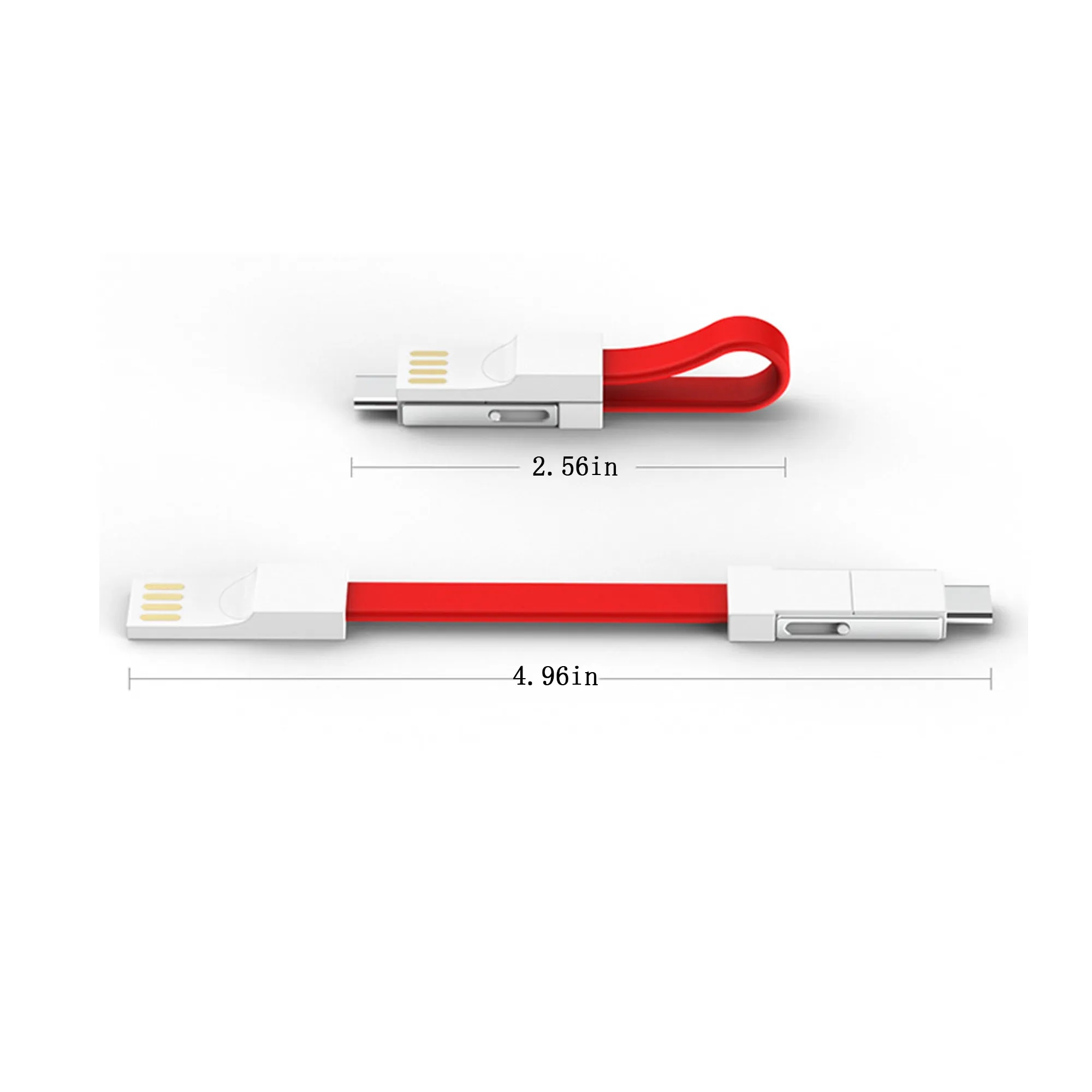 3-in-1 Magnetic Keychain Charging Cable 2