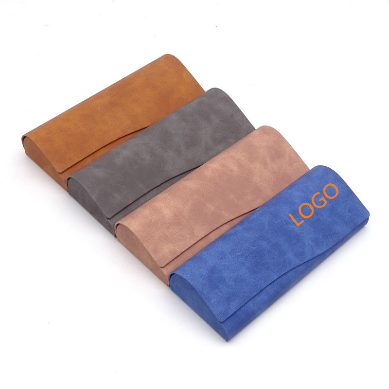 Leather Glasses Case Hard Shell 1