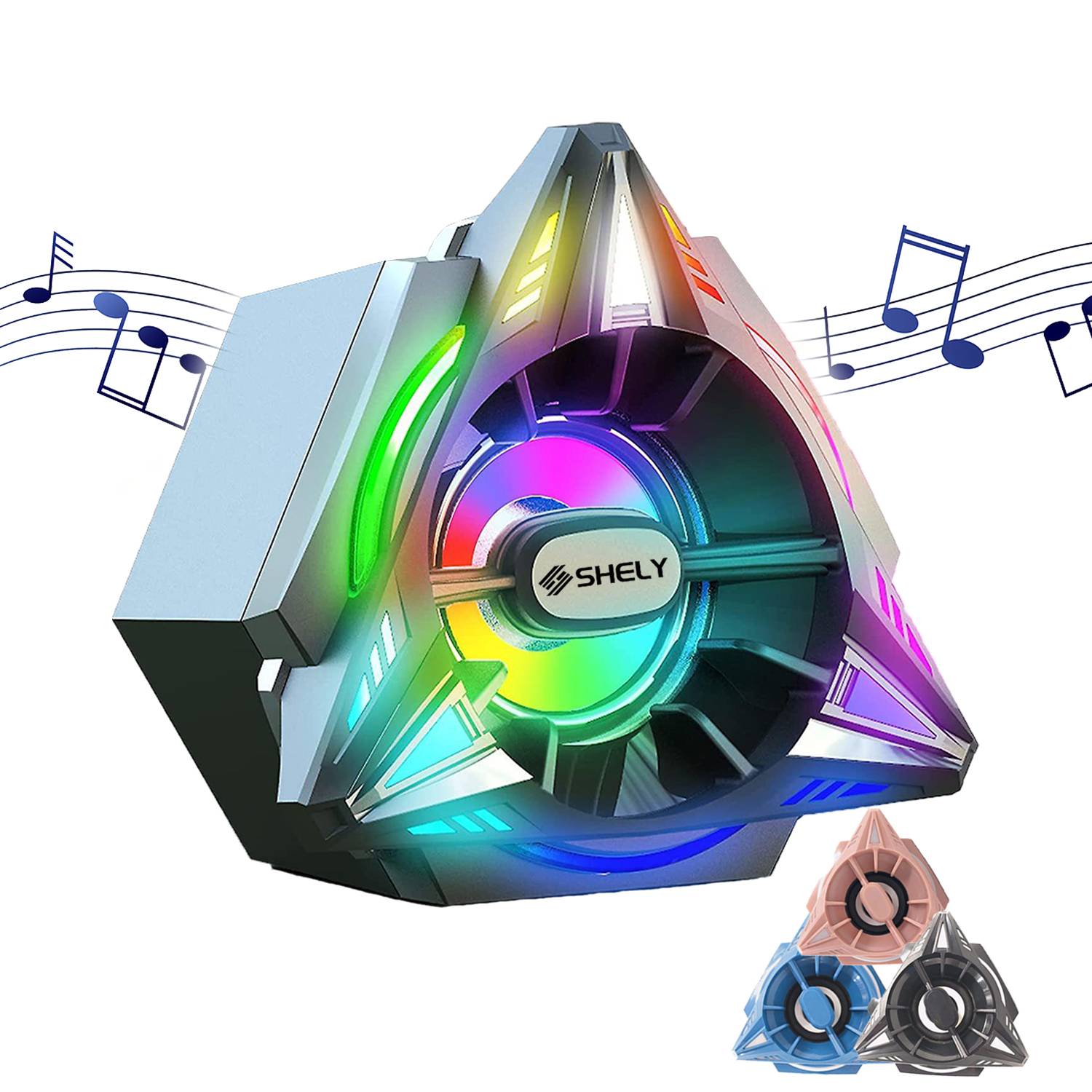 Mini Smart 7 Colors RGB Light Up Speakers 6