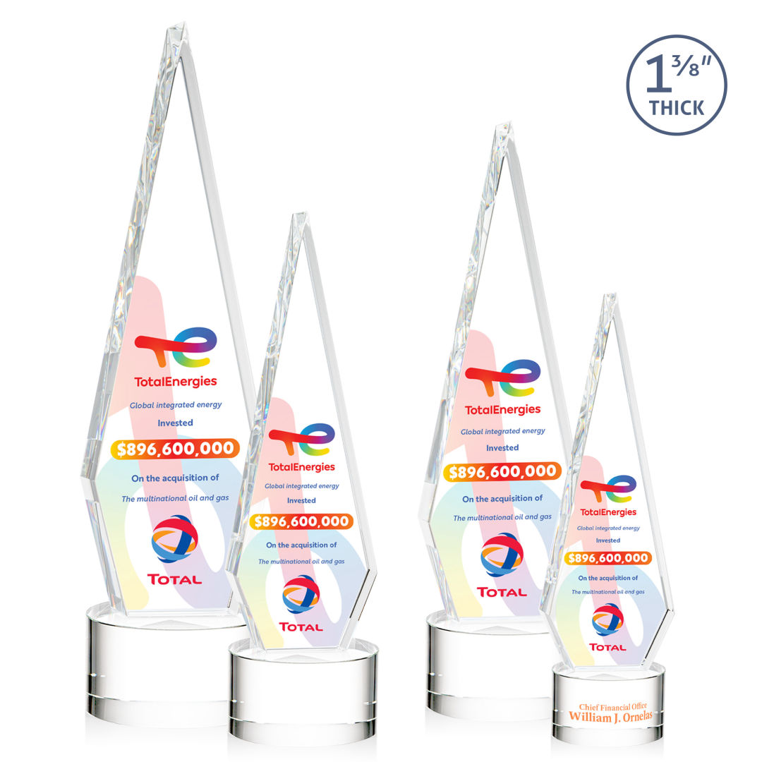 Springfield VividPrint™ Award on Marvel Base - Clear