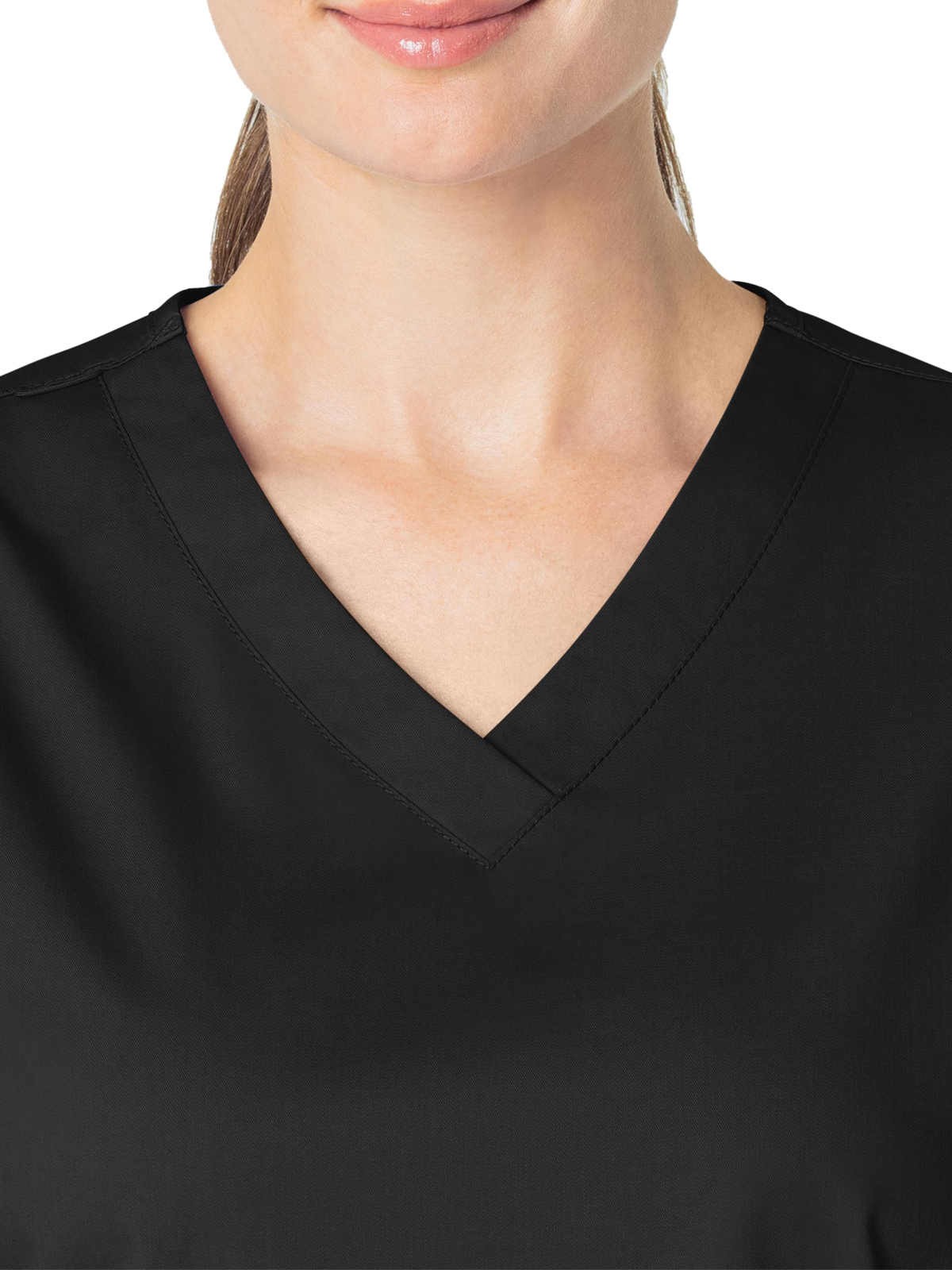 WORK Women's Four-Pocket V-Neck Top