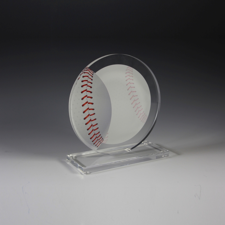 Laser Engrave - Baseball Achievement Award (5-3/4" x 6 1/4") 3