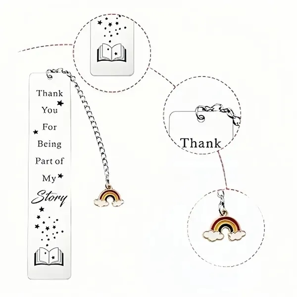 Stainless Steel Bookmarks - Durable Page Markers 1