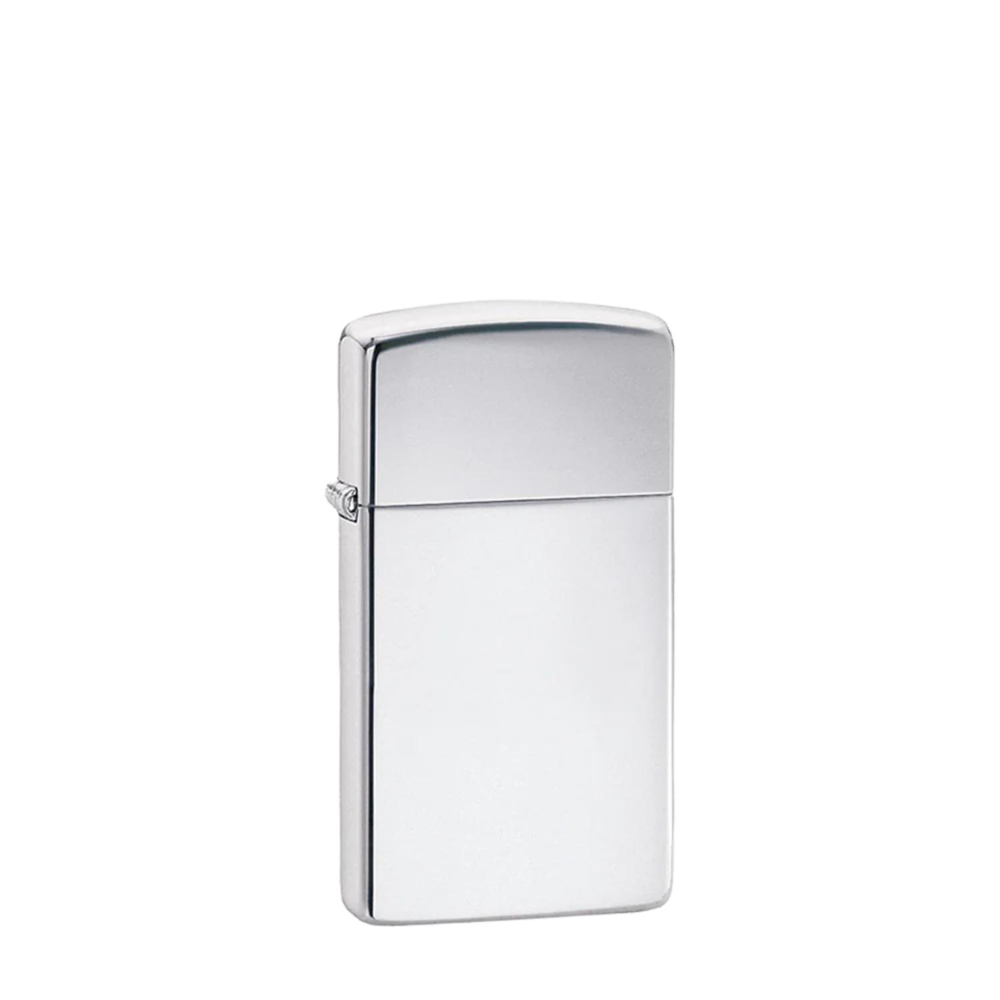 Zippo® USA-Made Slim High Polish Chrome Windproof Lighter