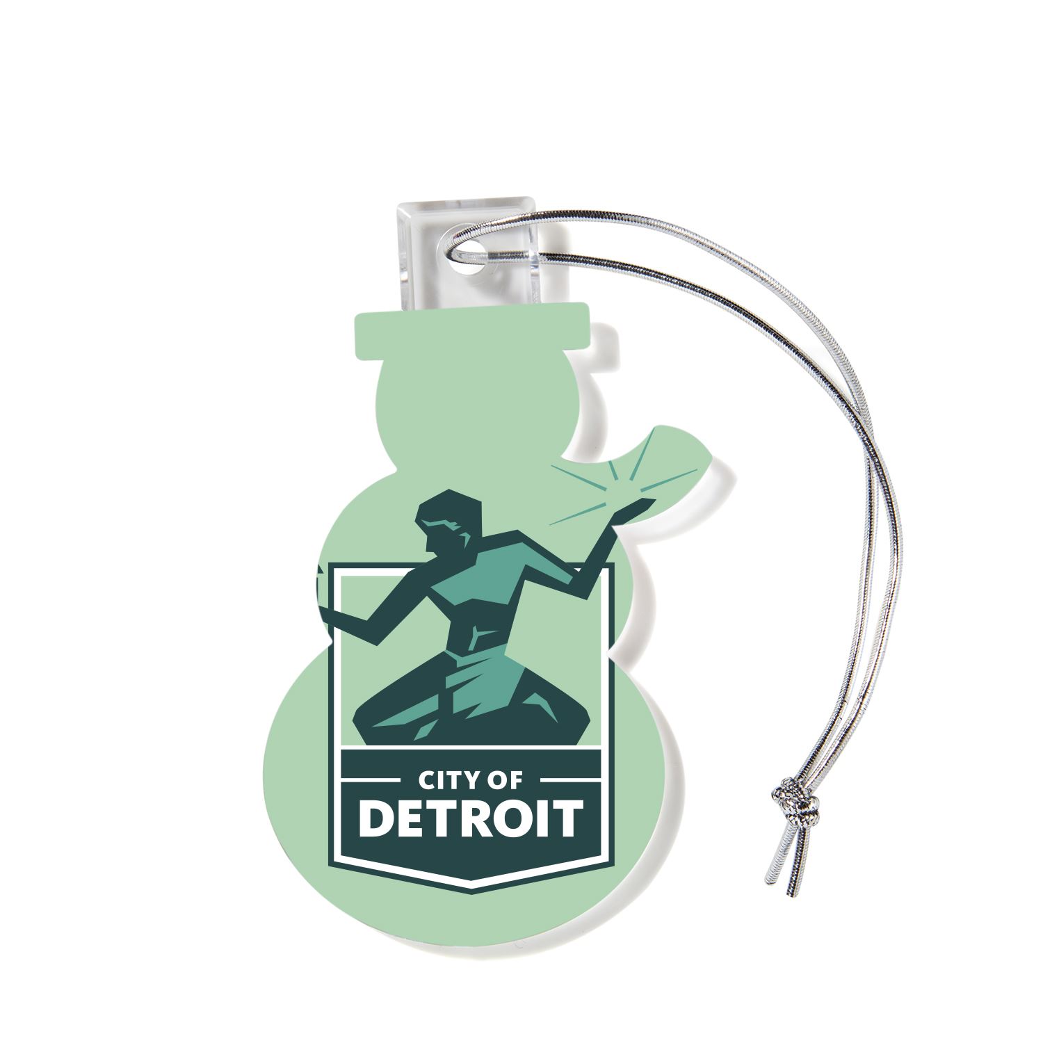 Snowman Shaped USA Made Acrylic Ornament 4